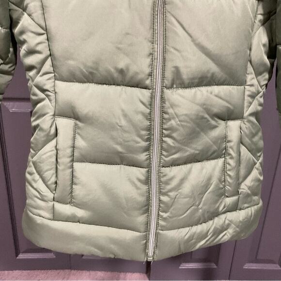 R 88 Rothschild Kids XL (16)  Coat Green Faux Fur Good - Picture 4 of 13